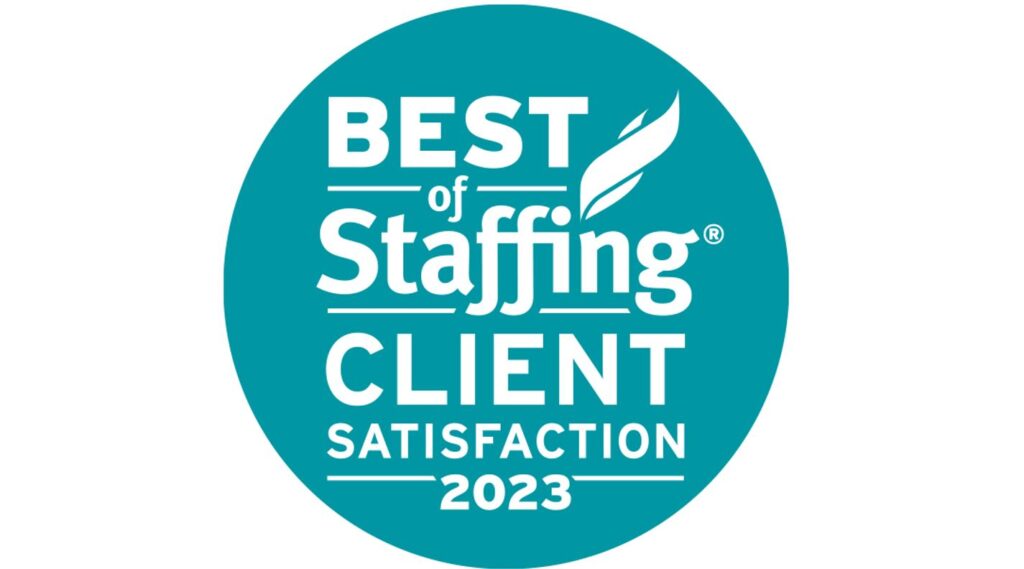 Best of Staffing client award logo